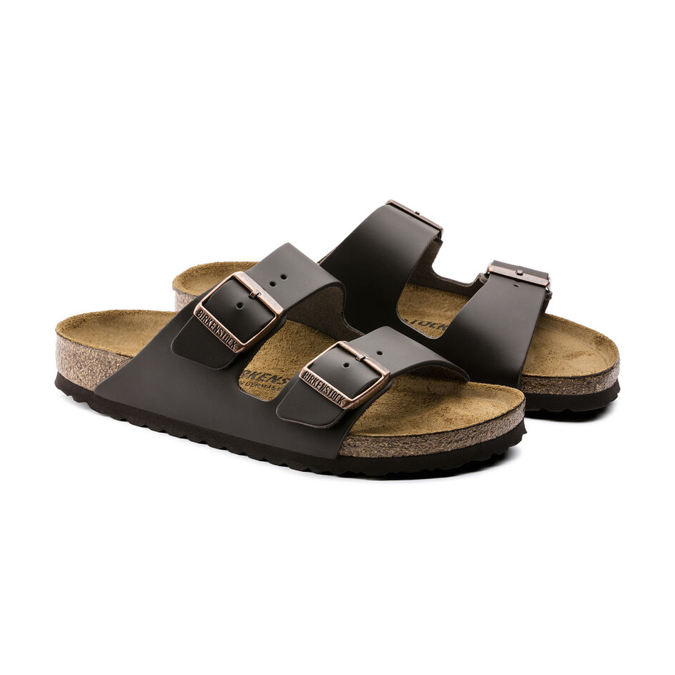 Birkenstock Ciabatta Arizona Leather 051103 Dark Brown