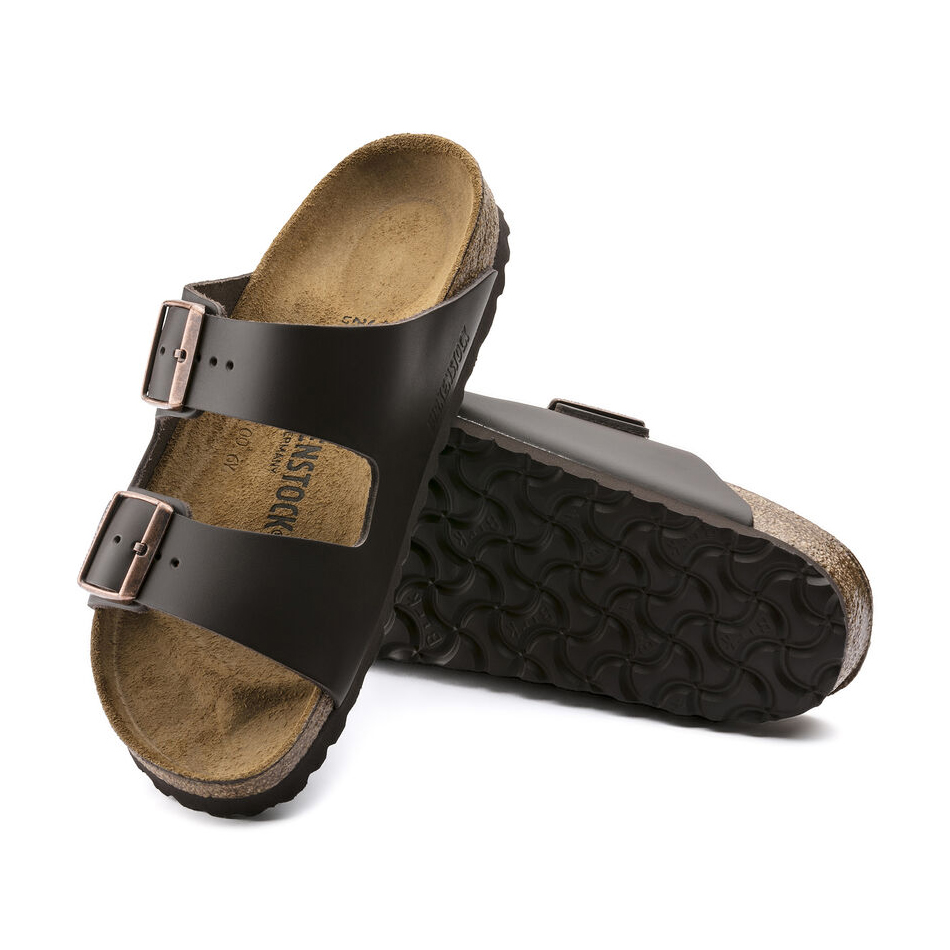 Birkenstock Ciabatta Arizona Leather 051103 Dark Brown