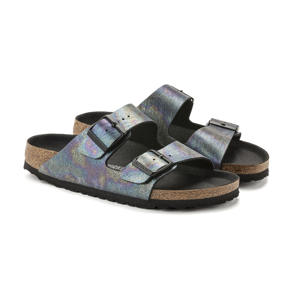 Birkenstock Ciabatta Arizona Microfibra Vegan Iridescent 1021251 Iridescent Black