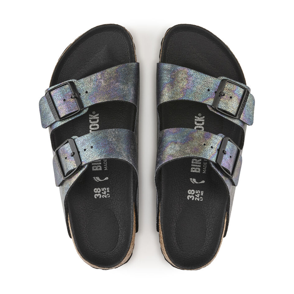 Birkenstock Ciabatta Arizona Microfibra Vegan Iridescent 1021251 Iridescent Black