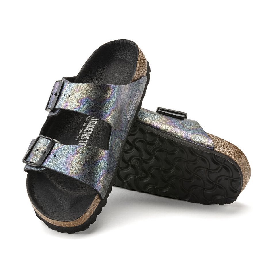 Birkenstock Ciabatta Arizona Microfibra Vegan Iridescent 1021251 Iridescent Black