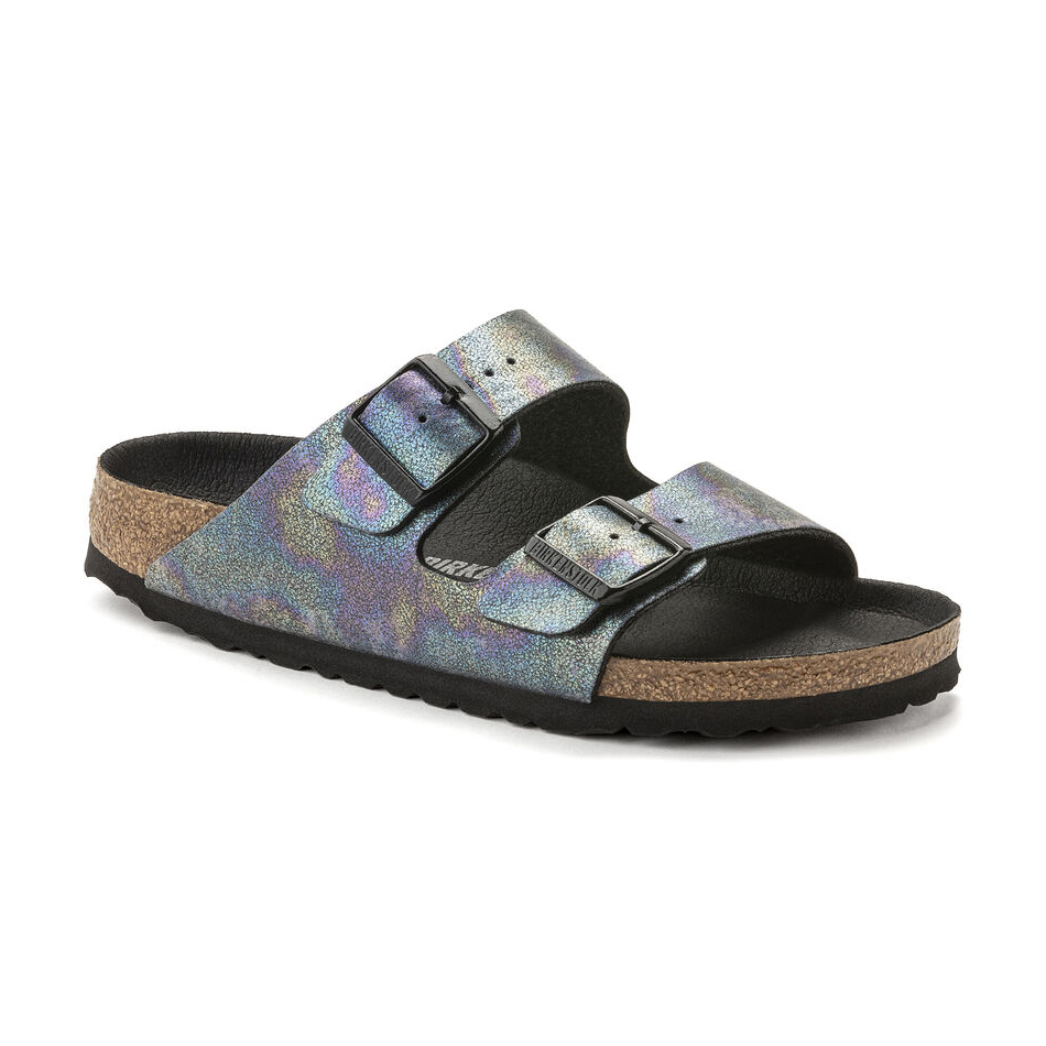 Birkenstock Ciabatta Arizona Microfibra Vegan Iridescent 1021251 Iridescent Black