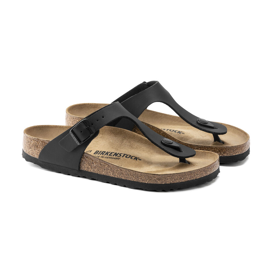 Birkenstock Ciabatta Infradito Gizeh Birko Flor 043691 Black