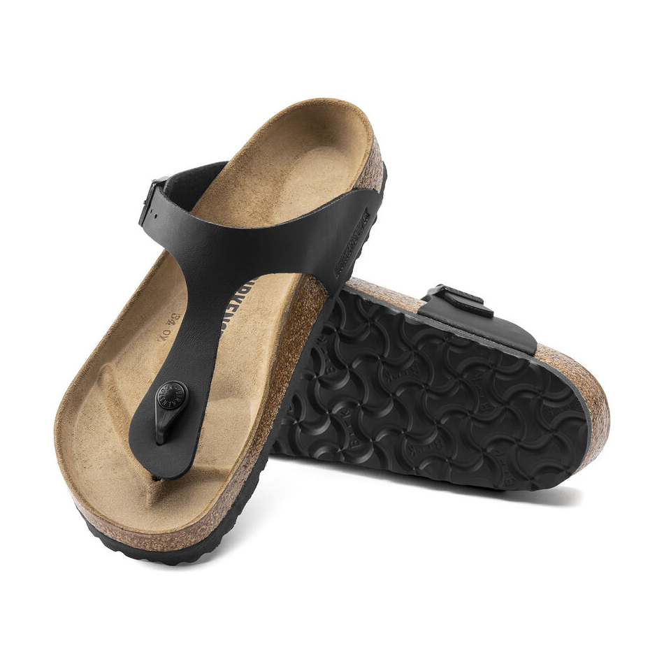 Birkenstock Ciabatta Infradito Gizeh Birko Flor 043691 Black