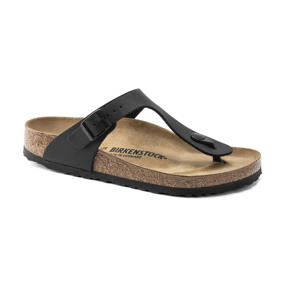 Birkenstock Ciabatta Infradito Gizeh Birko Flor 043691 Black