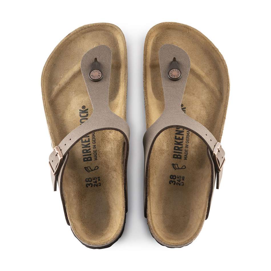 Birkenstock Ciabatta Infradito Gizeh Birkibuc 043751 Mocca