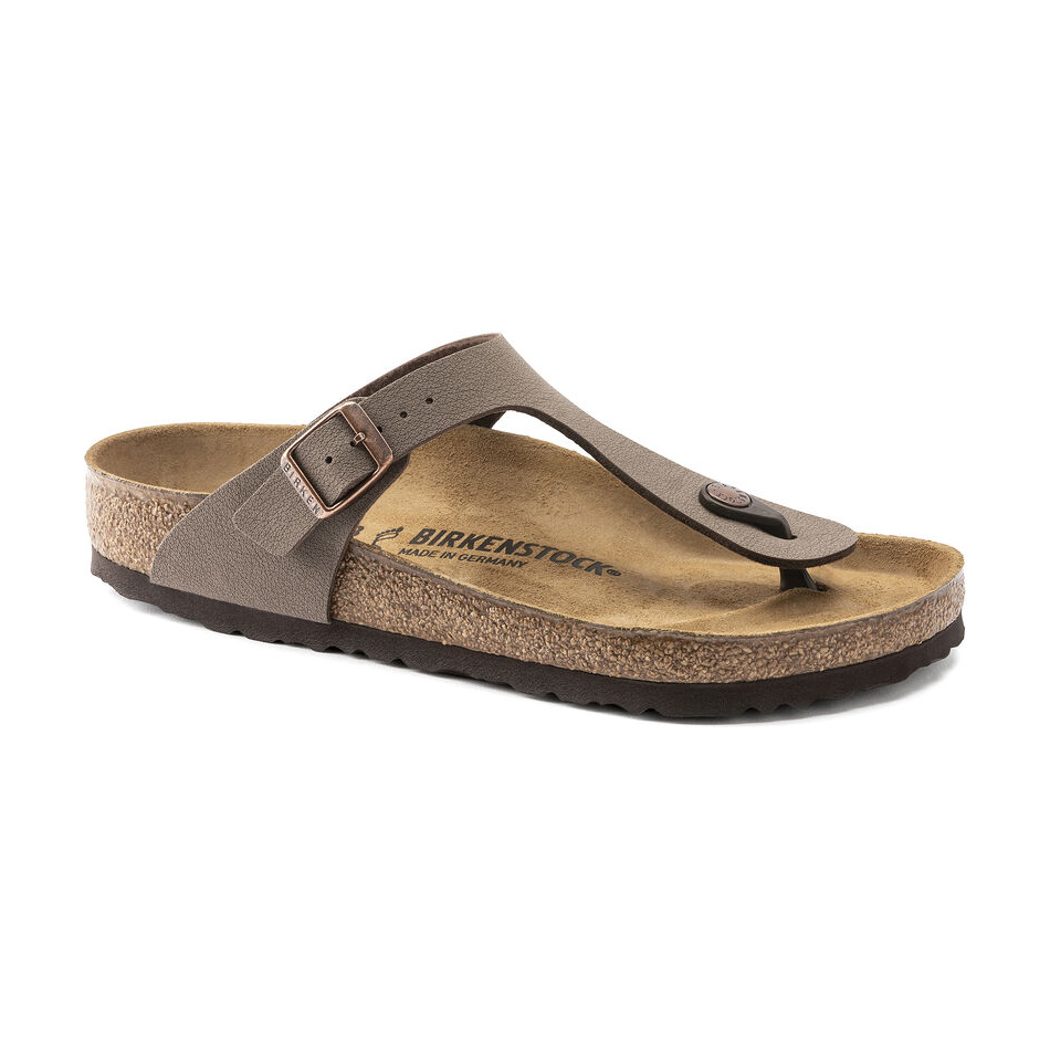 Birkenstock Ciabatta Infradito Gizeh Birkibuc 043751 Mocca