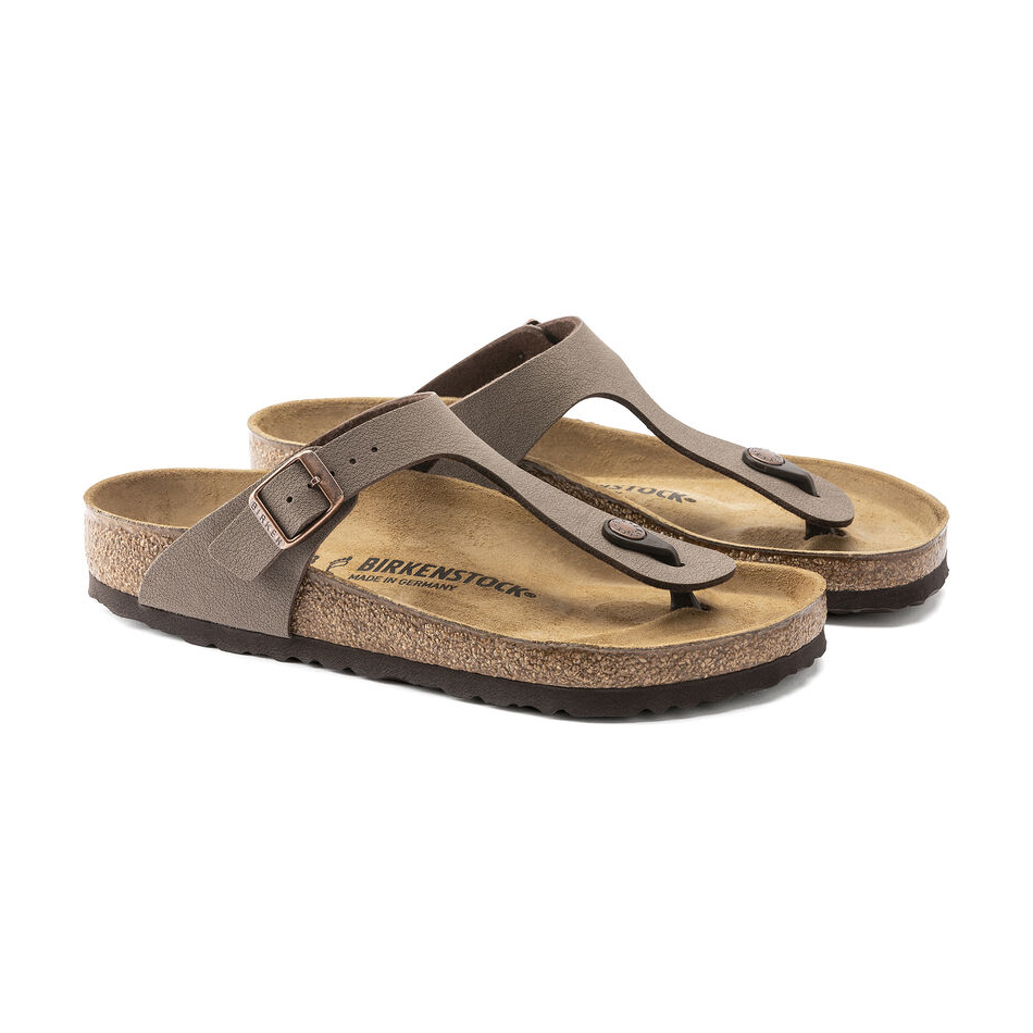 Birkenstock Ciabatta Infradito Gizeh Birkibuc 043751 Mocca