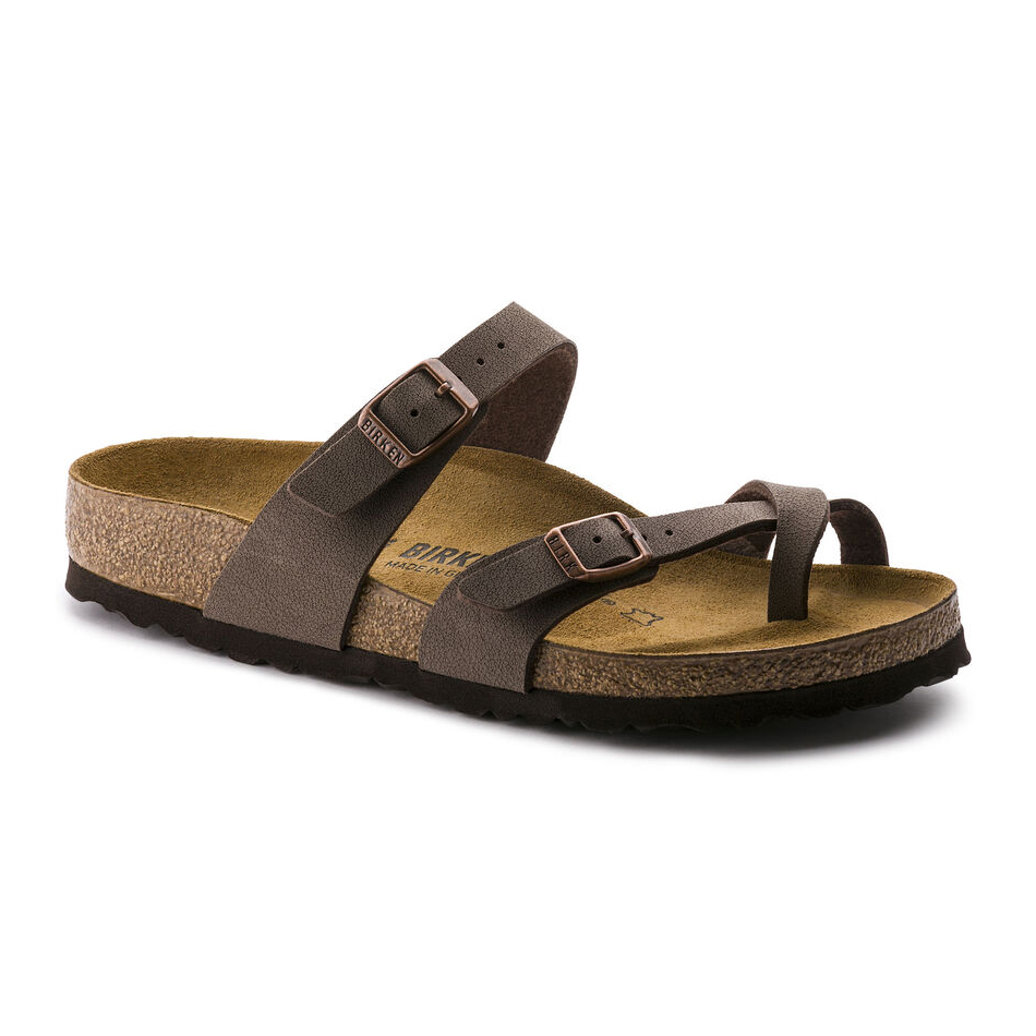 Birkenstock Ciabatta Infradito Mayari Birkibuc 071061 Mocca