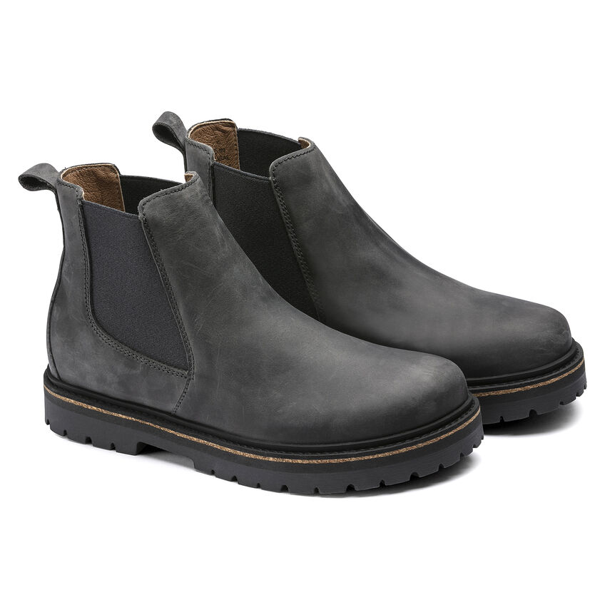 Birkenstock Stivaletto Stalon Nabuk Leather Graphite Graphite