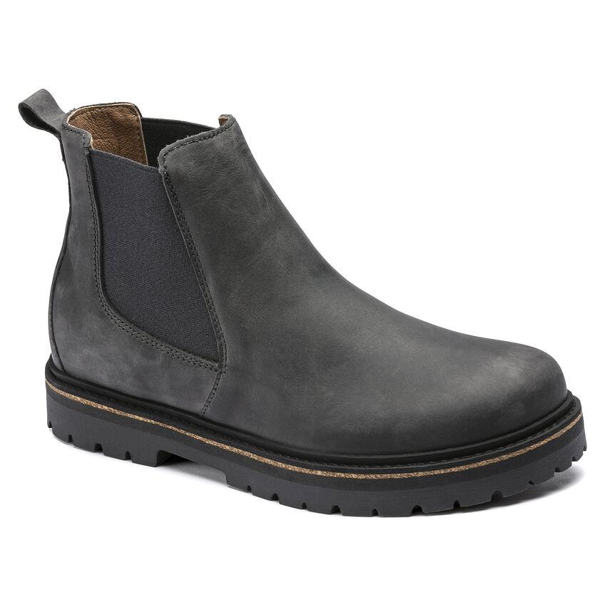 Birkenstock Stivaletto Stalon Nabuk Leather Graphite Graphite