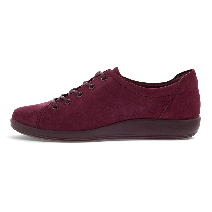 Ecco Sneaker Soft 2.0 Tie Bordo 02237