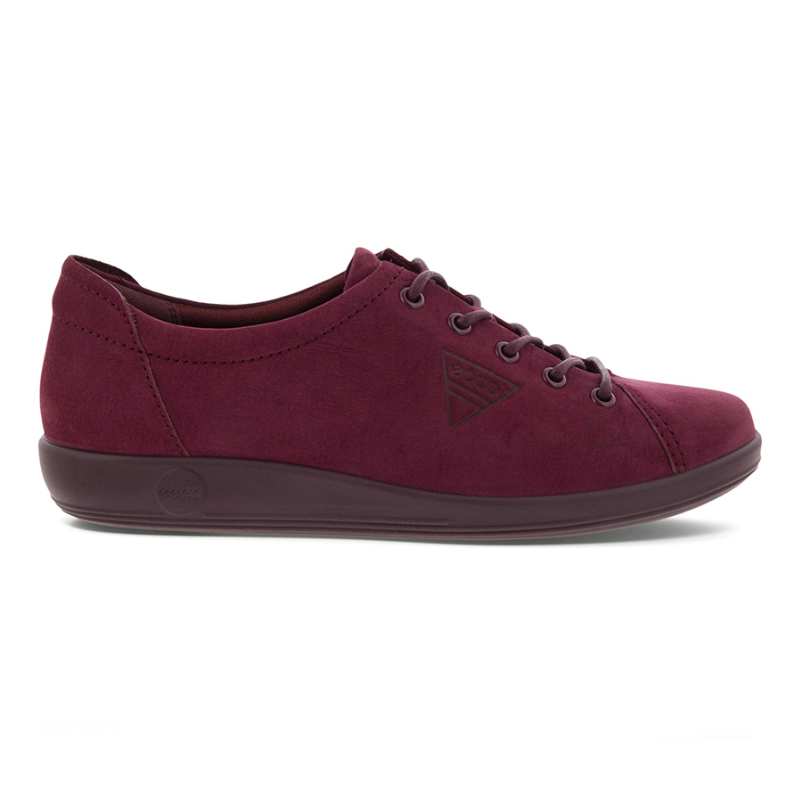 Ecco Sneaker Soft 2.0 Tie Bordo 02237