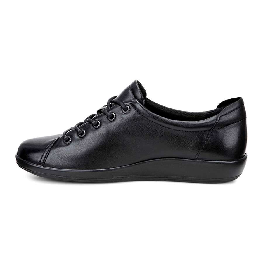 Ecco Sneaker Soft 2.0 Tie Nero 56723