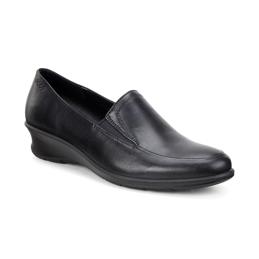 Ecco Slip On Felicia  Pelle 217053 Nero 01001