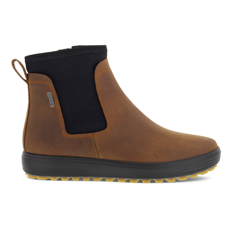 Ecco Boot Soft 7 Tred W A Calza 450463 Cuoio 60440