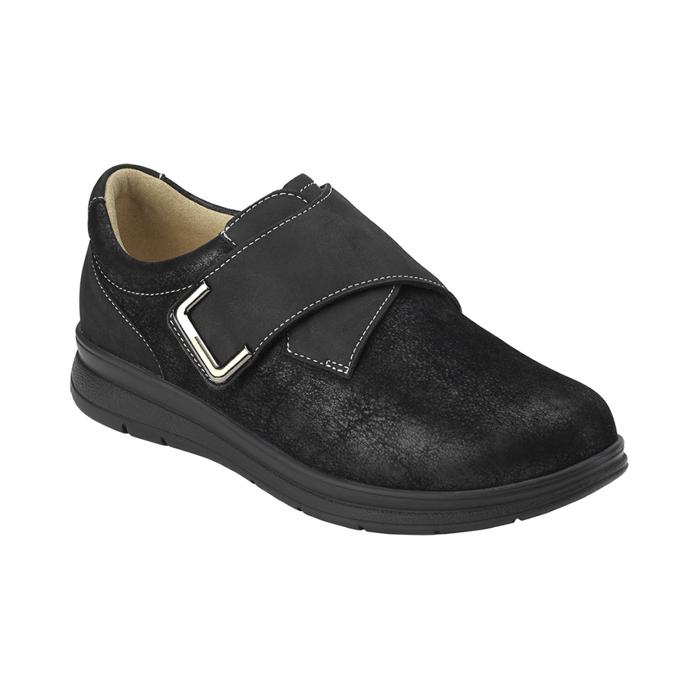 Finncon Scarpa Donna  Strech 50669 Calzata L Nero Schwarz