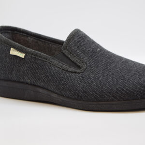 Grunland Pantofola Slip On Uomo Panno Antracite