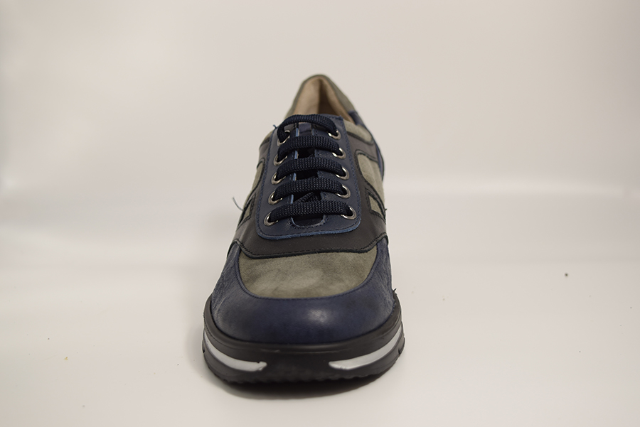 Tomasi Sneaker Francesina Calzata 8.5 Blu Nero