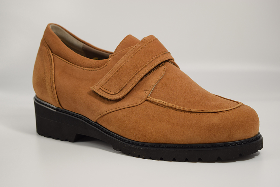 Tomasi Scarpa Mocassino Con Velcro C Ruggine
