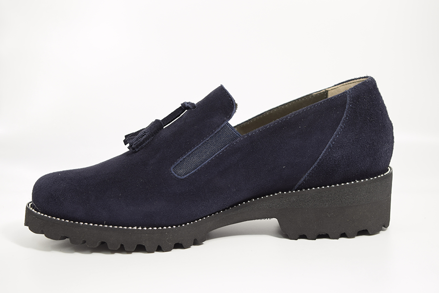 Tomasi Scarpa Slip On  Con Fiocchetti Calzata 9 C Blu