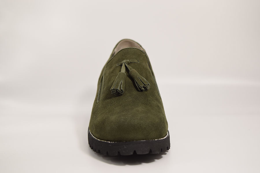 Tomasi Scarpa Slip On  Con Fiocchetti Calzata 9 C Pino