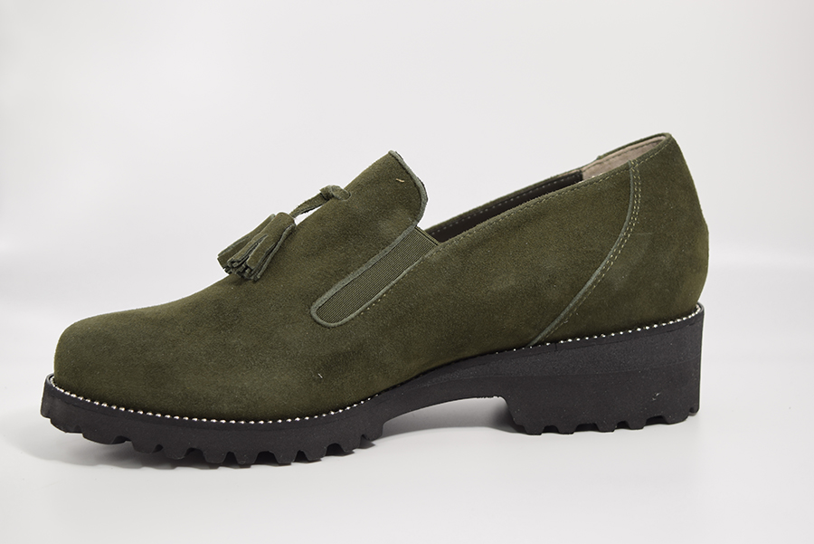 Tomasi Scarpa Slip On  Con Fiocchetti Calzata 9 C Pino