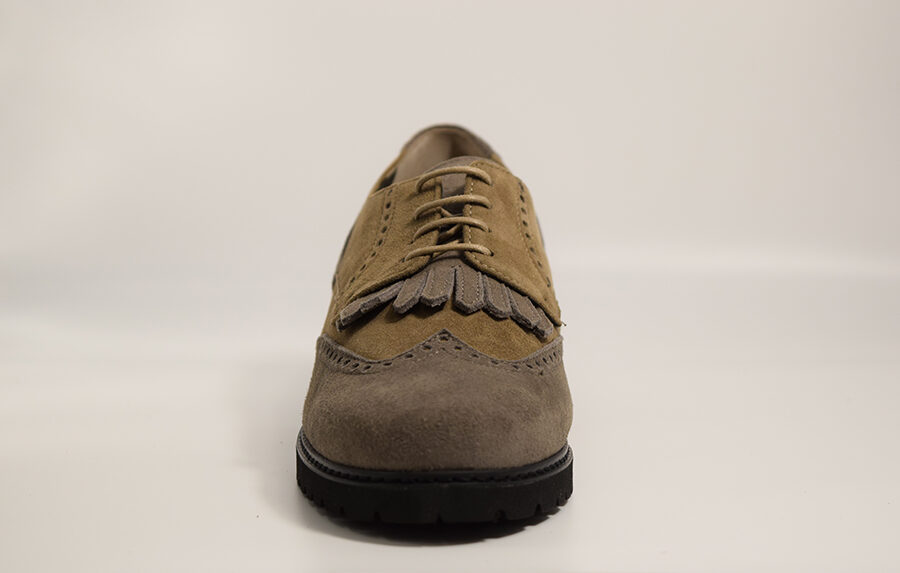 Tomasi Scarpa Francesina Con Frangia Calzata 9 C Liquirizia