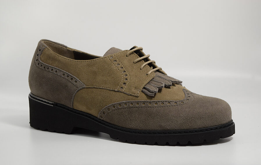 Tomasi Scarpa Francesina Con Frangia Calzata 9 C Liquirizia
