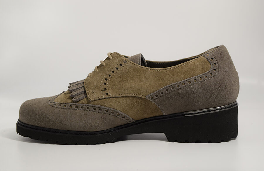 Tomasi Scarpa Francesina Con Frangia Calzata 9 C Liquirizia