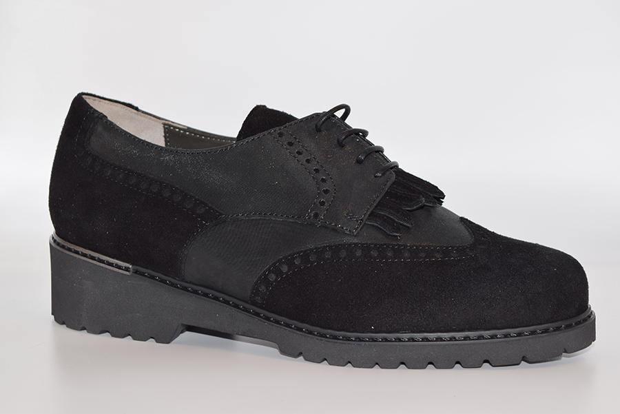 Tomasi Scarpa Francesina Con Frangia Calzata 9 C Nero