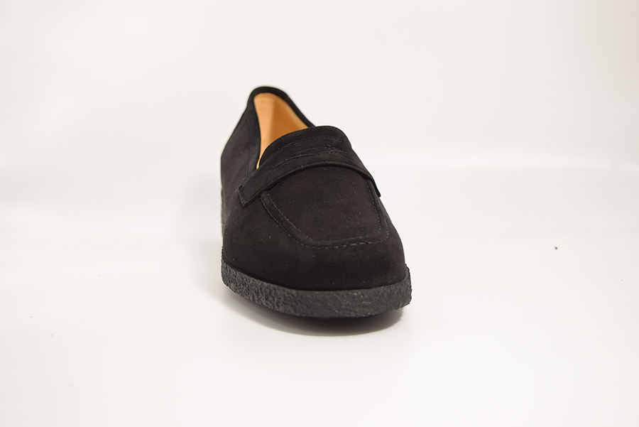 L'artigiana Mocassino Donna Cashmere Nero