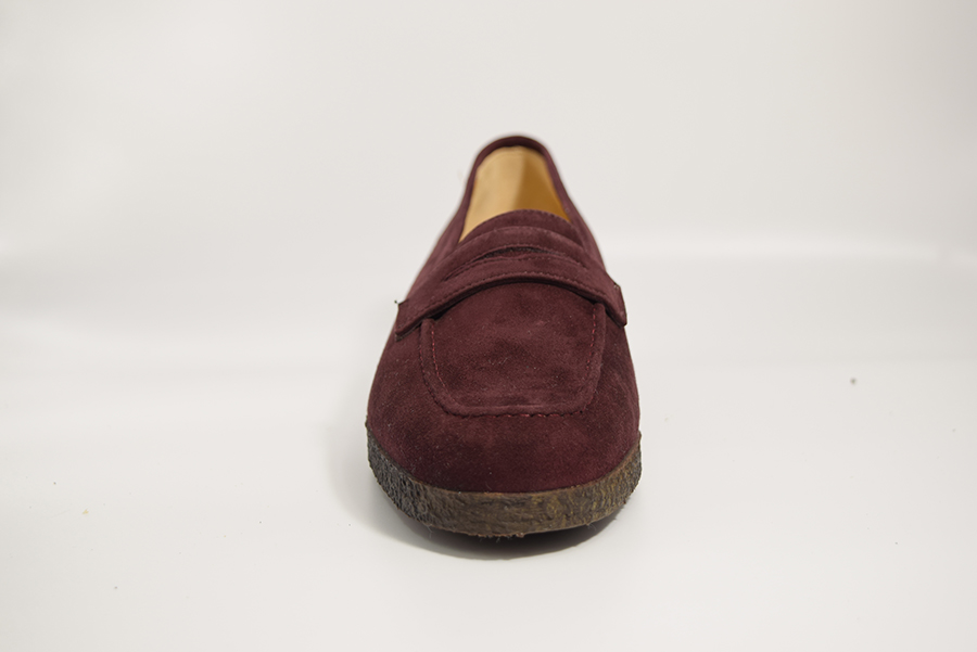L'artigiana Mocassino Donna Velukid 83 Bordo