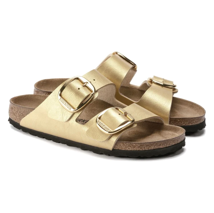 Birkenstock Ciabatta Arizona Big Buckle Birko Flor Graceful 1021298 Gold