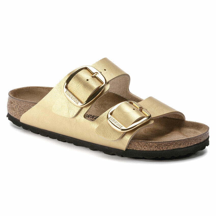 Birkenstock Ciabatta Arizona Big Buckle Birko Flor Graceful 1021298 Gold