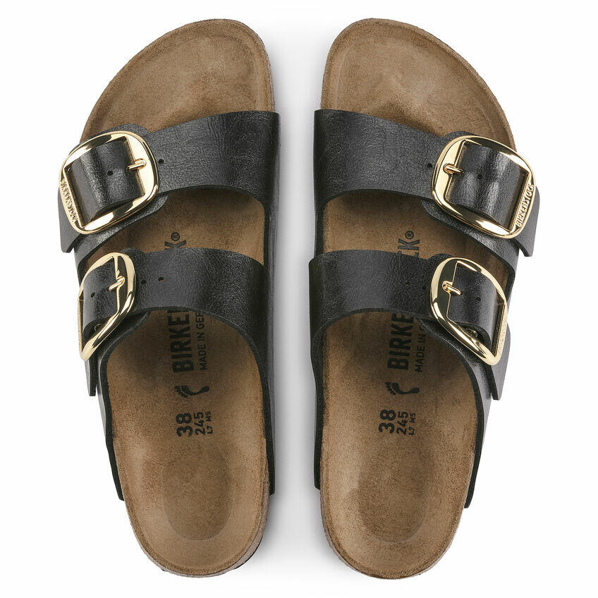 Birkenstock Ciabatta Arizona Big Buckle Birko Flor Graceful 1021358 Licorice