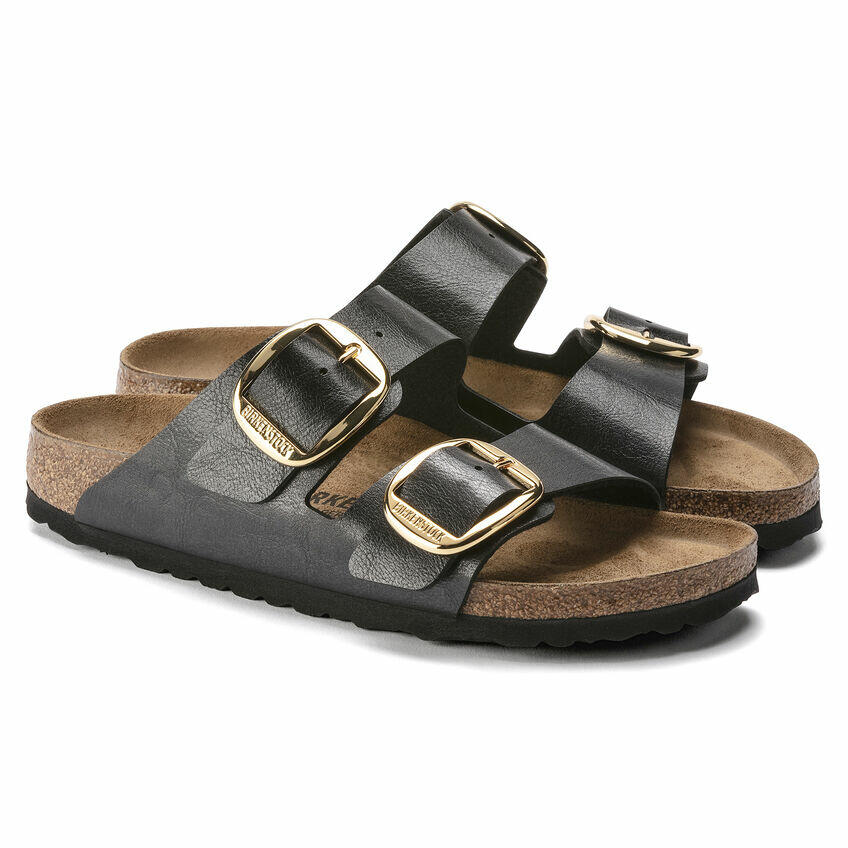 Birkenstock Ciabatta Arizona Big Buckle Birko Flor Graceful 1021358 Licorice