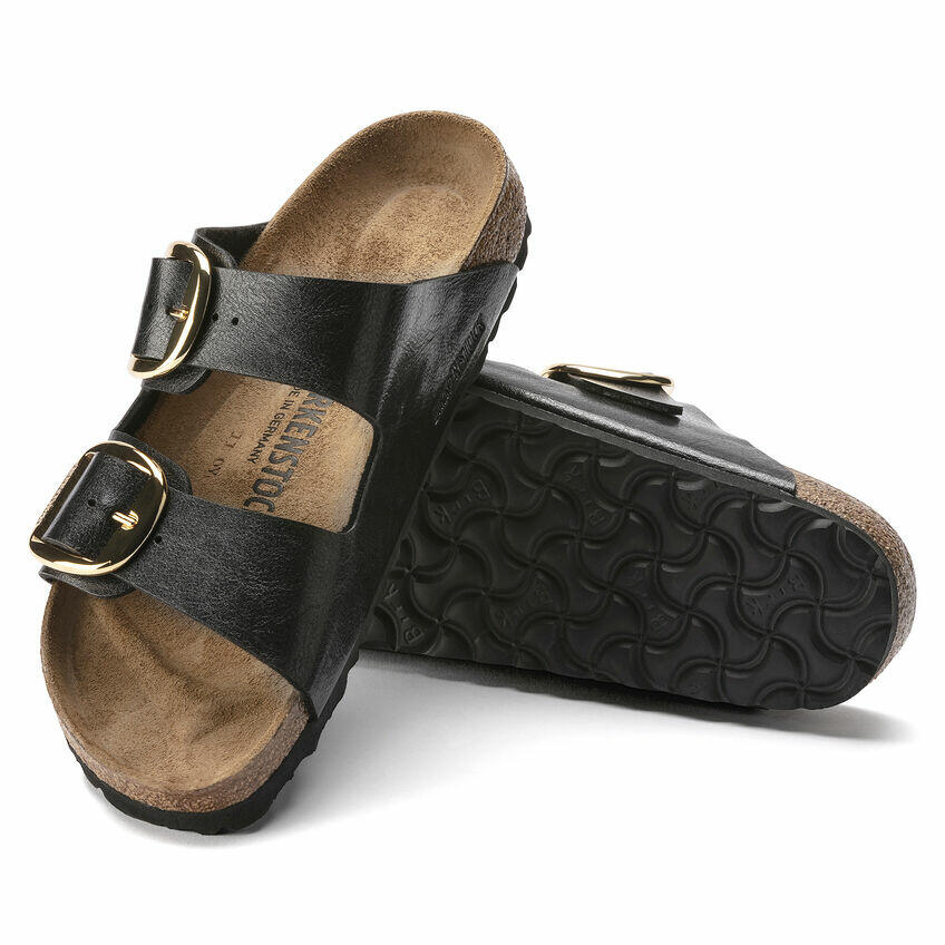 Birkenstock Ciabatta Arizona Big Buckle Birko Flor Graceful 1021358 Licorice