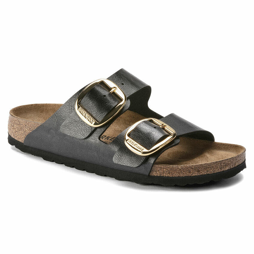 Birkenstock Ciabatta Arizona Big Buckle Birko Flor Graceful 1021358 Licorice