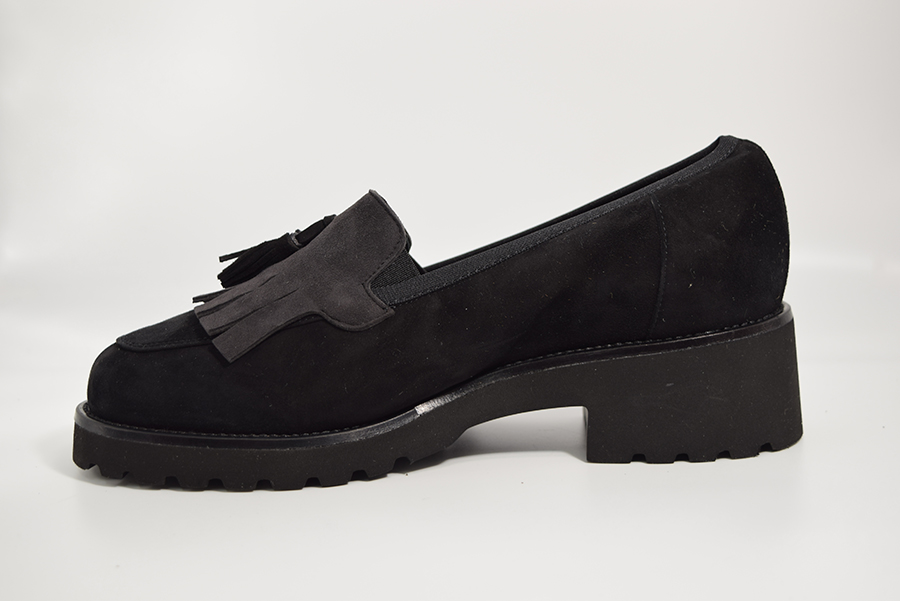 Marro Slip On Con Frangia E Piruli 6062 Cam.nero/cam.79