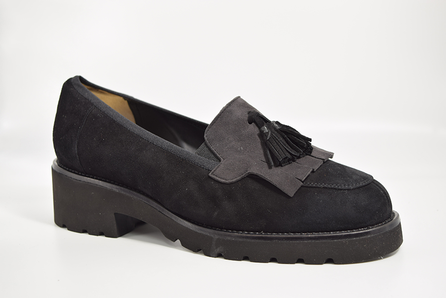 Marro Slip On Con Frangia E Piruli 6062 Cam.nero/cam.79