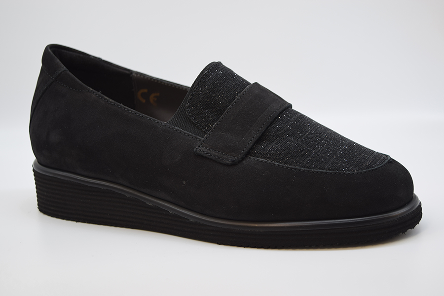 Tomasi Slip On Nabuk STELLA C Nero