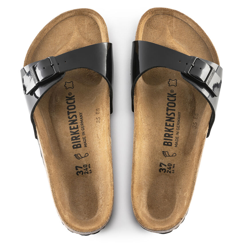 Birkenstock Ciabatta Madrid Birko-flor Patent 040303 Black