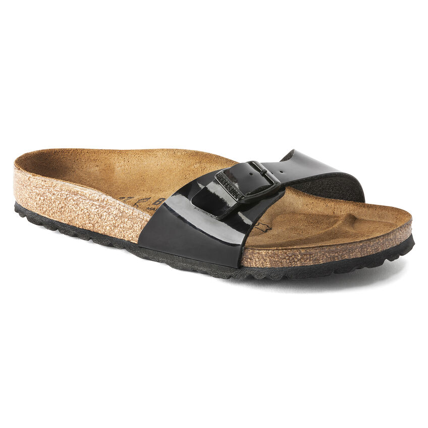 Birkenstock Ciabatta Madrid Birko-flor Patent 040303 Black