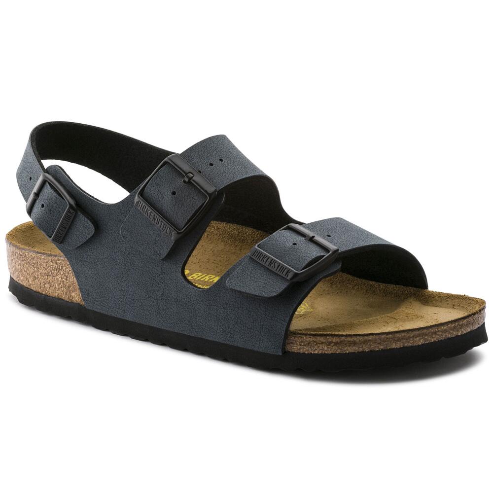 Birkenstock Sandalo Milano Birkibuc 634513 Basalt