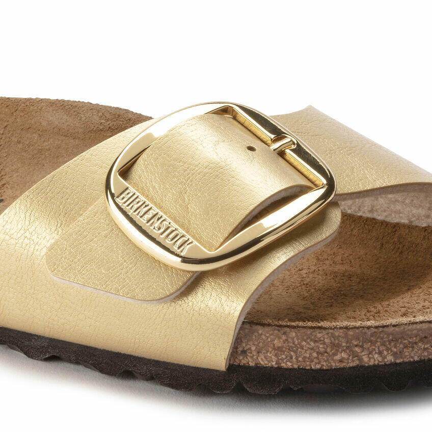 Birkenstock Ciabatta Madrid Big Buckle Birko Flor Graceful 1021374 Gold