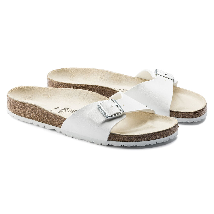 Birkenstock Ciabatta Madrid Birko Flor 040733 White