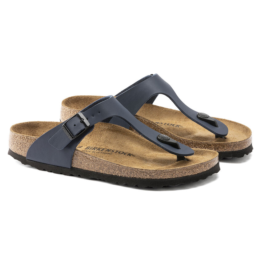 Birkenstock Ciabatta Infradito Gizeh Birko Flor Blue 143621 Blue