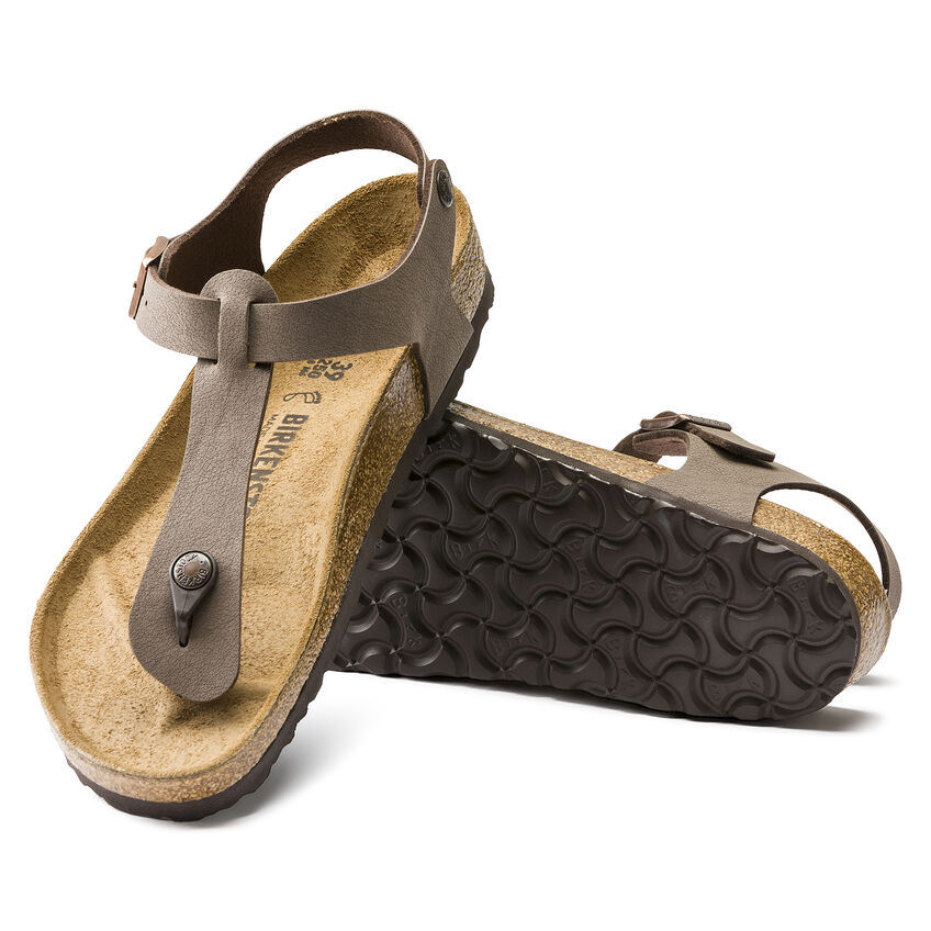 Birkenstock Sandalo Kairo Birkibuc 147131 Mocca