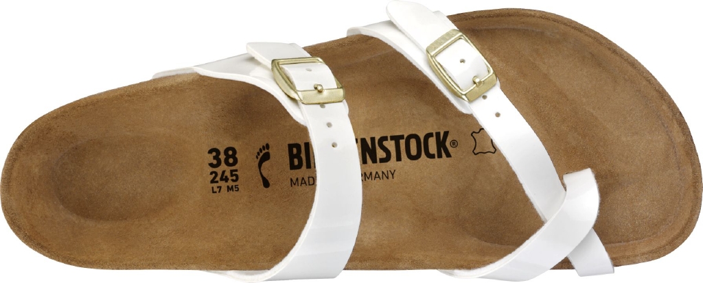 Birkenstock Ciabatta Infradito Mayari Birko Flor Patent 071741 White